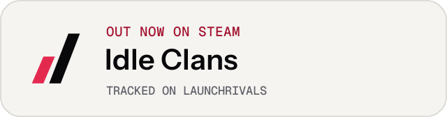 Light launch badge for Idle Clans