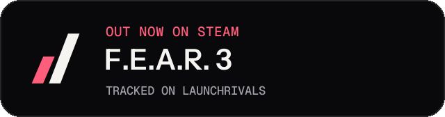 Dark launch badge for F.E.A.R. 3