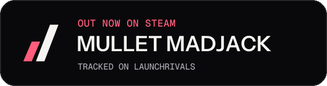 Dark launch badge for MULLET MADJACK