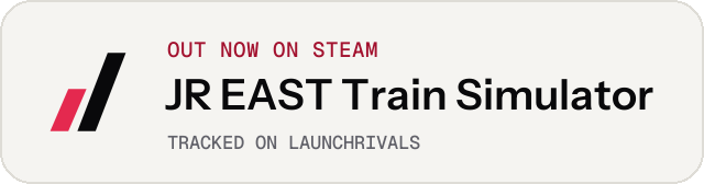 Light launch badge for JR EAST Train Simulator