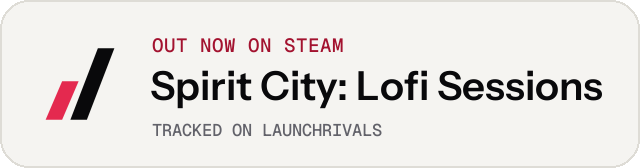 Light launch badge for Spirit City: Lofi Sessions