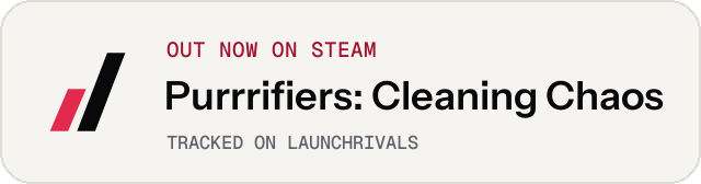 Light launch badge for Purrrifiers: Cleaning Chaos