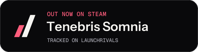 Dark launch badge for Tenebris Somnia