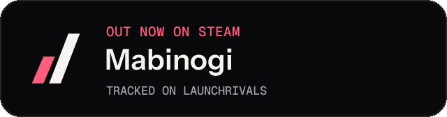 Dark launch badge for Mabinogi