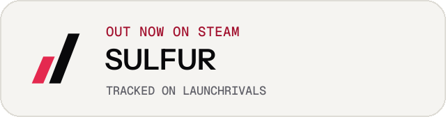 Light launch badge for SULFUR