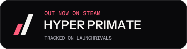 Dark launch badge for HYPER PRIMATE