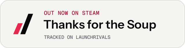 Light launch badge for Thanks for the Soup