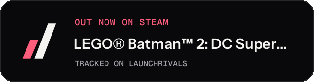 Dark launch badge for LEGO® Batman™ 2: DC Super Heroes