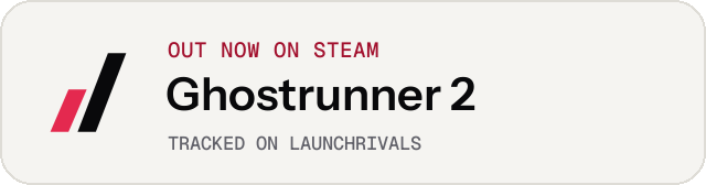 Light launch badge for Ghostrunner 2