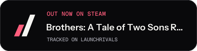 Dark launch badge for Brothers: A Tale of Two Sons Remake
