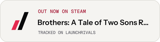 Light launch badge for Brothers: A Tale of Two Sons Remake