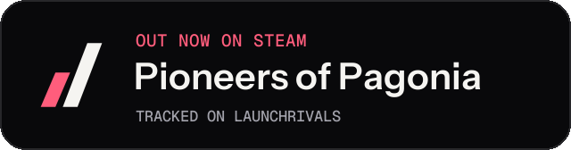 Dark launch badge for Pioneers of Pagonia
