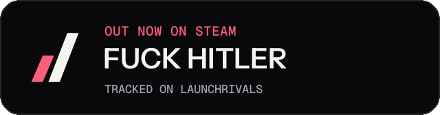 Dark launch badge for FUCK HITLER