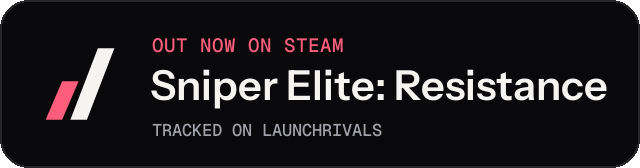 Dark launch badge for Sniper Elite: Resistance