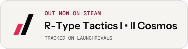 Light launch badge for R-Type Tactics I • II Cosmos
