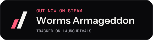 Dark launch badge for Worms Armageddon
