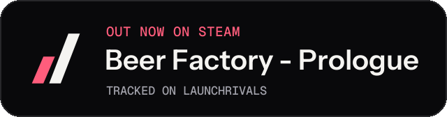 Dark launch badge for Beer Factory - Prologue