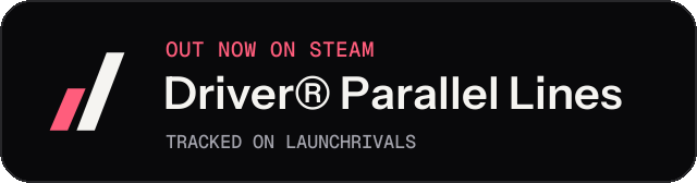 Dark launch badge for Driver® Parallel Lines