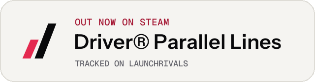 Light launch badge for Driver® Parallel Lines