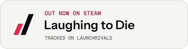 Light launch badge for Laughing to Die