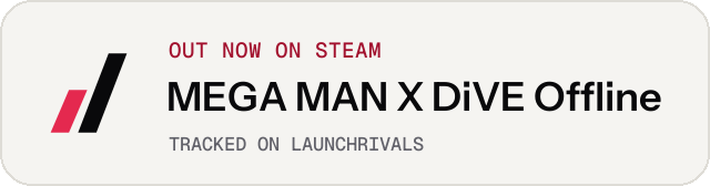 Light launch badge for MEGA MAN X DiVE Offline