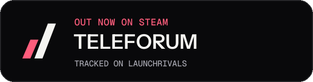Dark launch badge for TELEFORUM