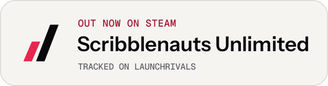 Light launch badge for Scribblenauts Unlimited