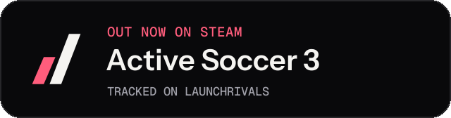 Dark launch badge for Active Soccer 3