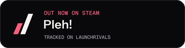 Dark launch badge for Pleh!