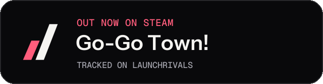 Dark launch badge for Go-Go Town!