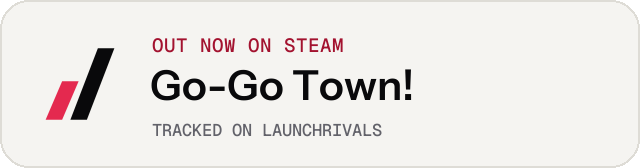 Light launch badge for Go-Go Town!