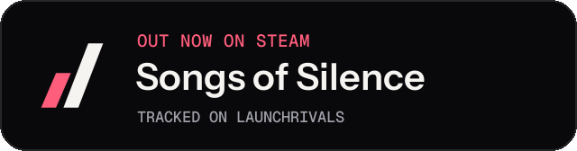 Dark launch badge for Songs of Silence