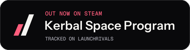 Dark launch badge for Kerbal Space Program