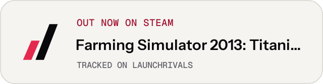 Light launch badge for Farming Simulator 2013: Titanium Edition