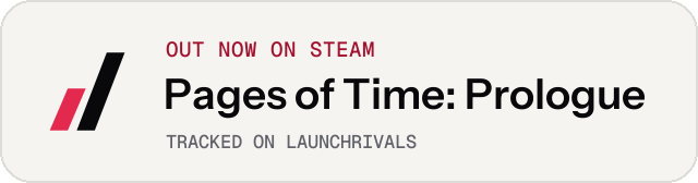 Light launch badge for Pages of Time: Prologue