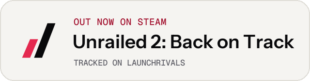 Light launch badge for Unrailed 2: Back on Track