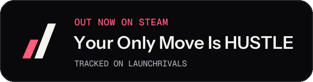 Dark launch badge for Your Only Move Is HUSTLE