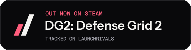 Dark launch badge for DG2: Defense Grid 2