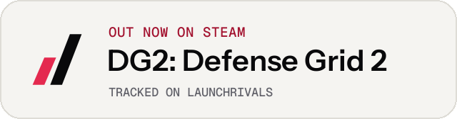 Light launch badge for DG2: Defense Grid 2