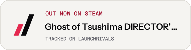 Light launch badge for Ghost of Tsushima DIRECTOR'S CUT