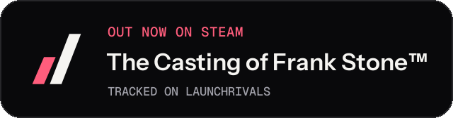 Dark launch badge for The Casting of Frank Stone™