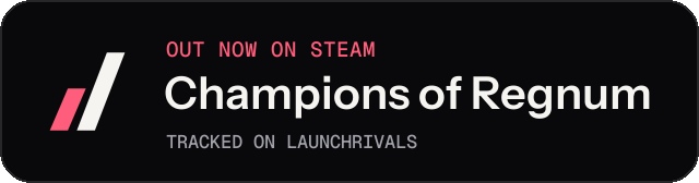 Dark launch badge for Champions of Regnum