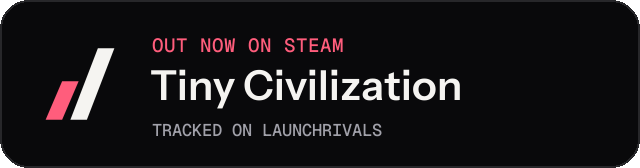 Dark launch badge for Tiny Civilization