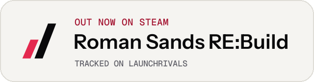 Light launch badge for Roman Sands RE:Build