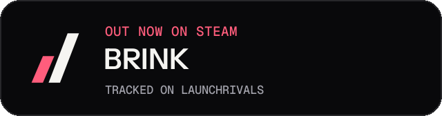 Dark launch badge for BRINK