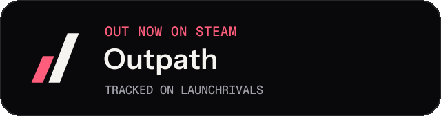 Dark launch badge for Outpath