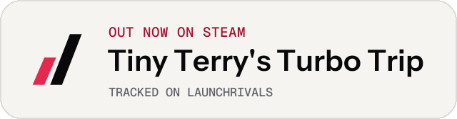 Light launch badge for Tiny Terry's Turbo Trip