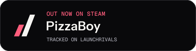 Dark launch badge for PizzaBoy