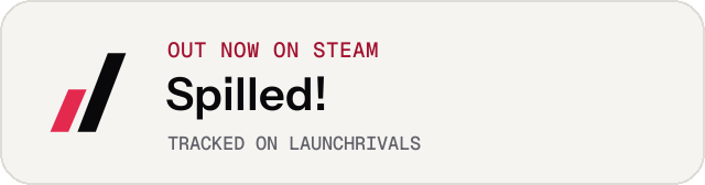 Light launch badge for Spilled!