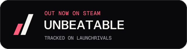 Dark launch badge for UNBEATABLE